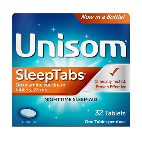 Unisom Night Time Sleep Aid Tablets - 32 Ea